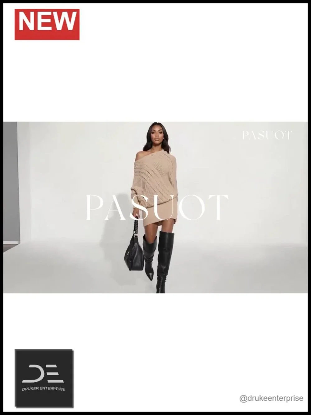 Women's Thigh High Boots Pointed Toe Chunky Heel Over the Knee Boots